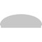 Ekena Millwork Elliptical 3 Spoke Architectural Grade PVC Combination Pediment, 78"W x 26-3/8"H x 2-3/4"P PEDPC078X265ELL03 - alternate 4